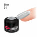 PNB ГЕЛЬ ПАСТА SHIMMER 01 Silver